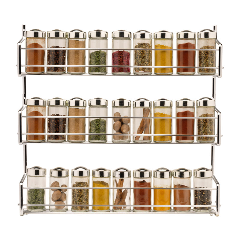 Wayfair Basics 27 Jars Wall Mounted Spice Rack & Reviews Wayfair.co.uk